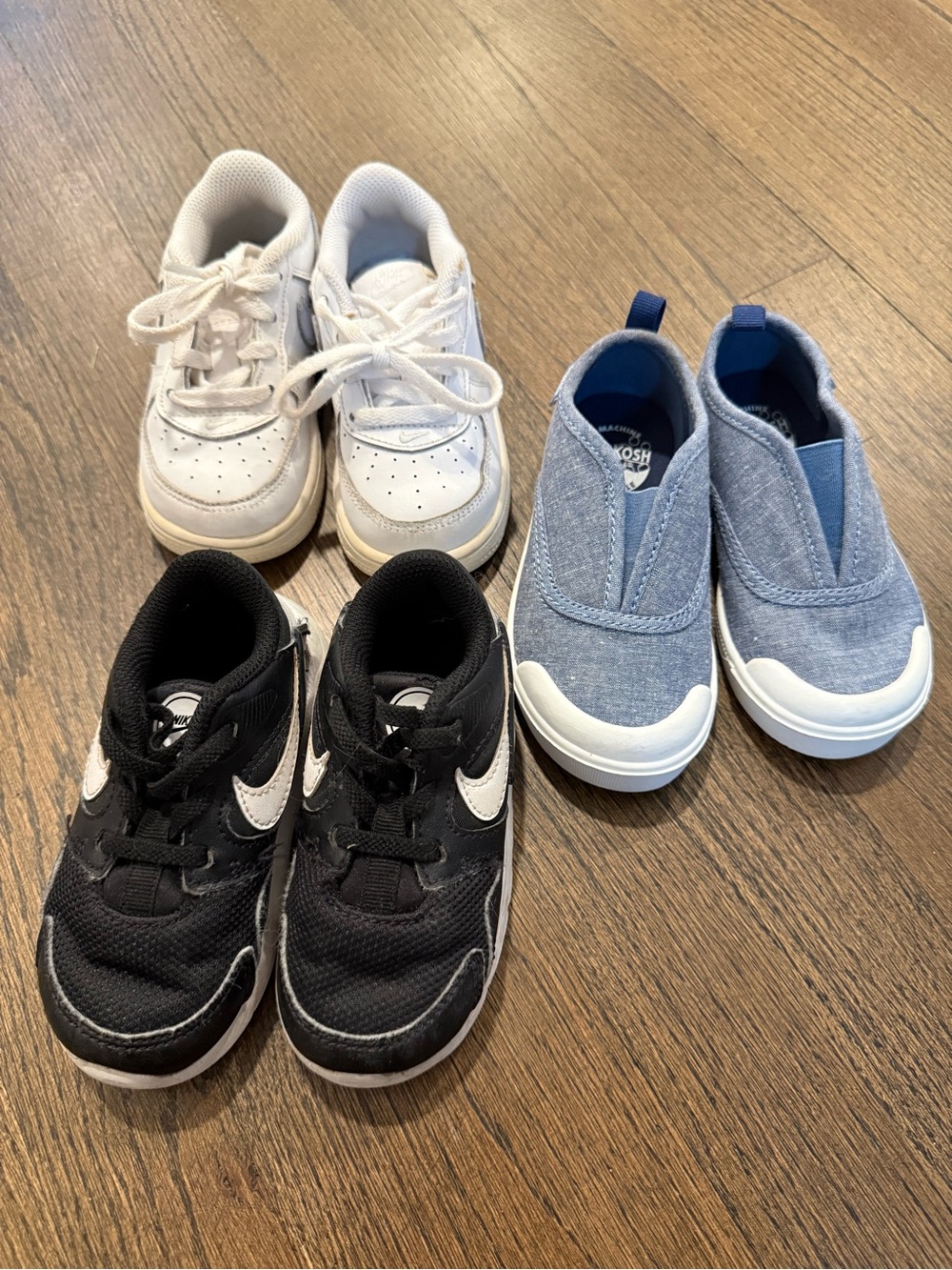 Three Pairs Toddler Sneakers